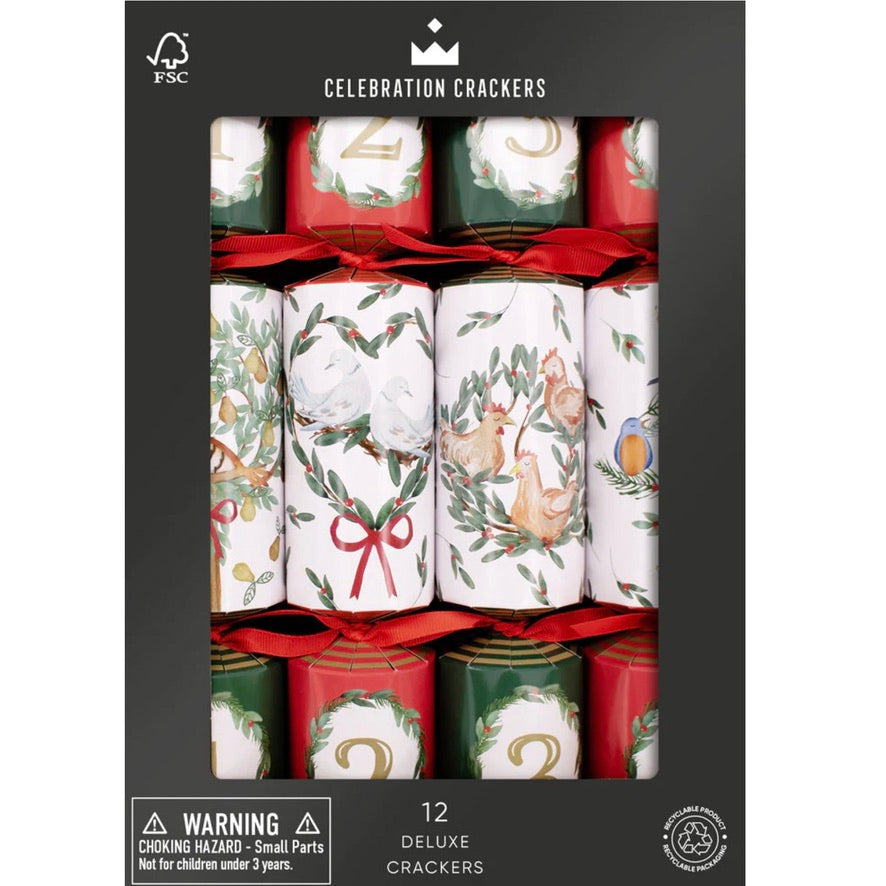 Celebration UK 12 Days of Christmas Crackers | Putti Christmas Celebrations