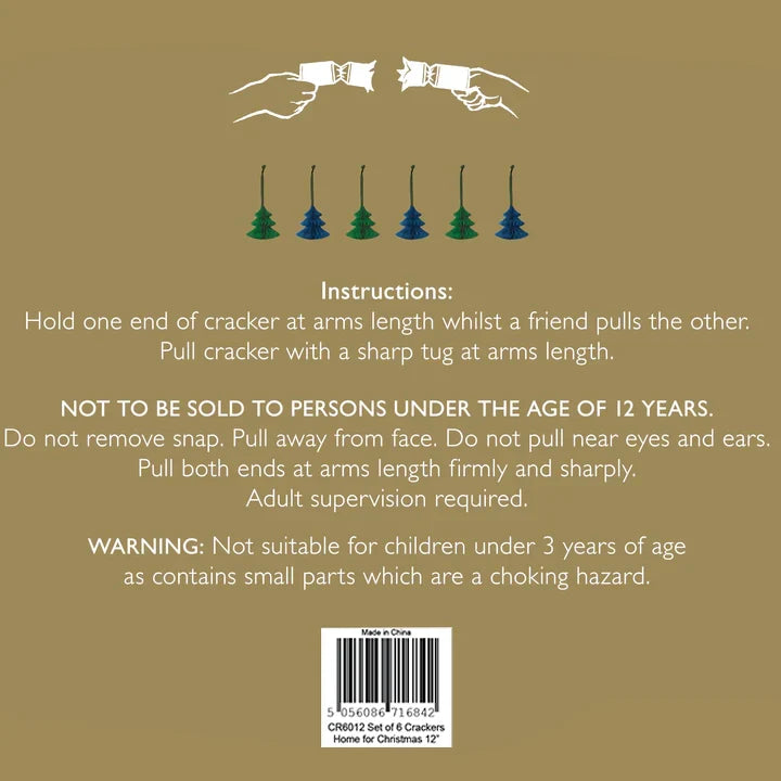 Sophie Allport Home For Christmas Crackers | Putti Christmas Crackers