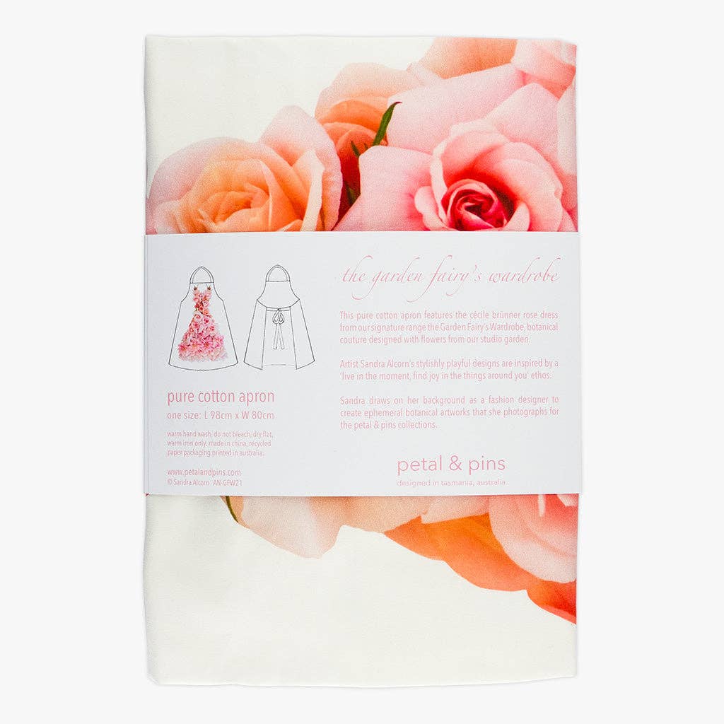 Cécile Brünner Rose Design Apron | Putti Fine Furnishings