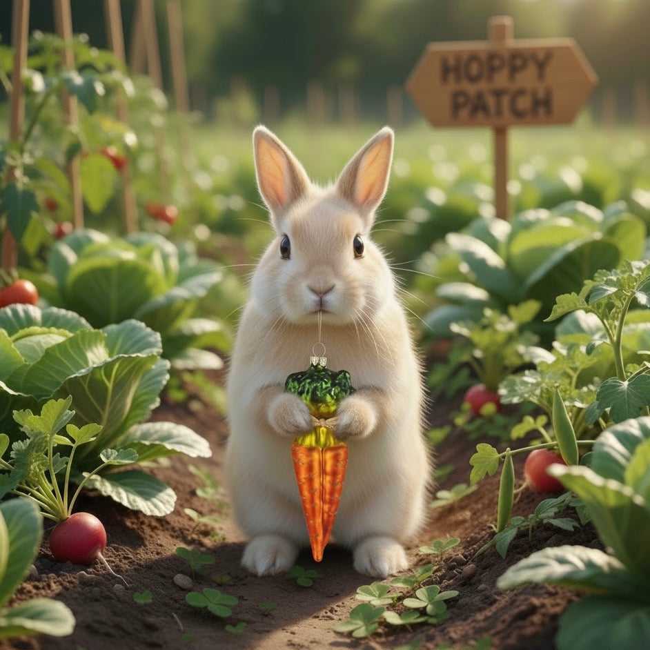 Carrot Glass Ornament | Putti Christmas Decorations