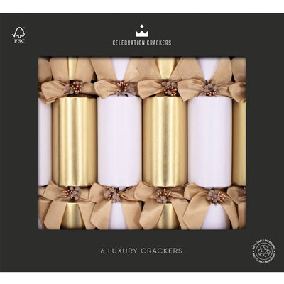 Golden Christmas Crackers | Putti Christmas Celebrations
