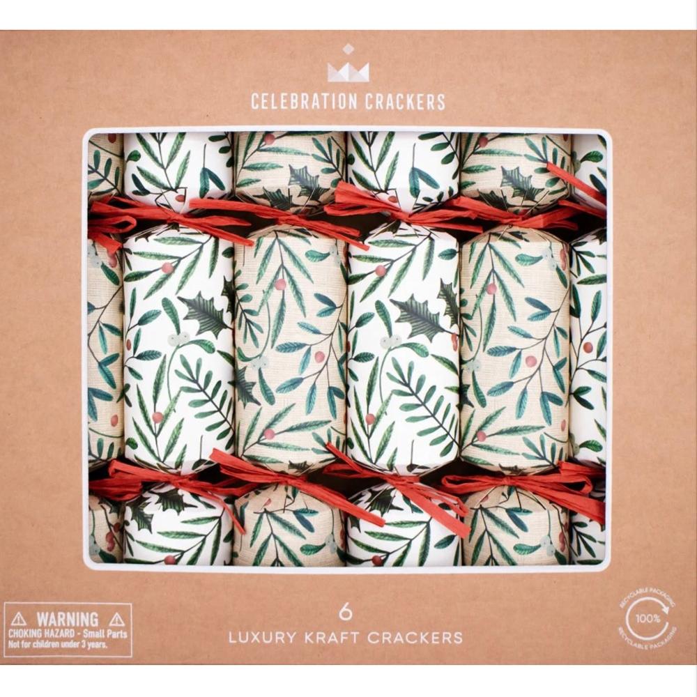 Celebration UK Silver Bossom Christmas Crackers | Putti Christmas Celebrations