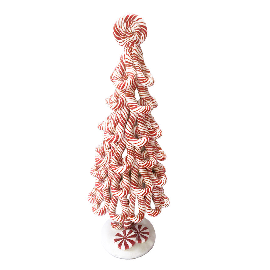 Clay Dough Candy Cane Tree | Putti Christmas Decorations