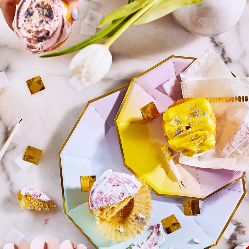 Ombre Small Paper Plates | Putti Party Supplies