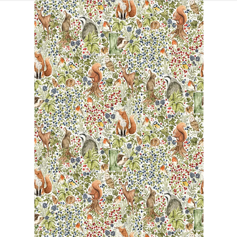 Countryside Christmas Wrapping Paper Roll | Putti Christmas