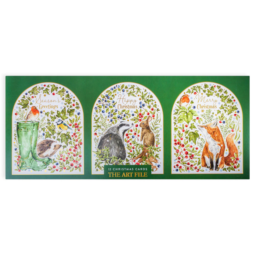 Countryside Trio Boxed Christmas Cards | Putti Christmas