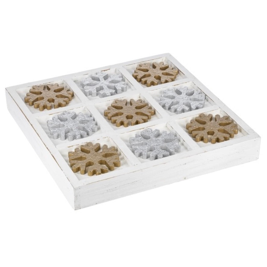 Snowflake Tic Tac Toe Board