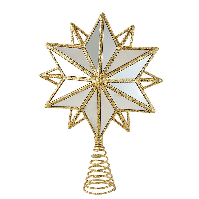 Mylar Gold Star Tree Topper | Putti Christmas Decorations
