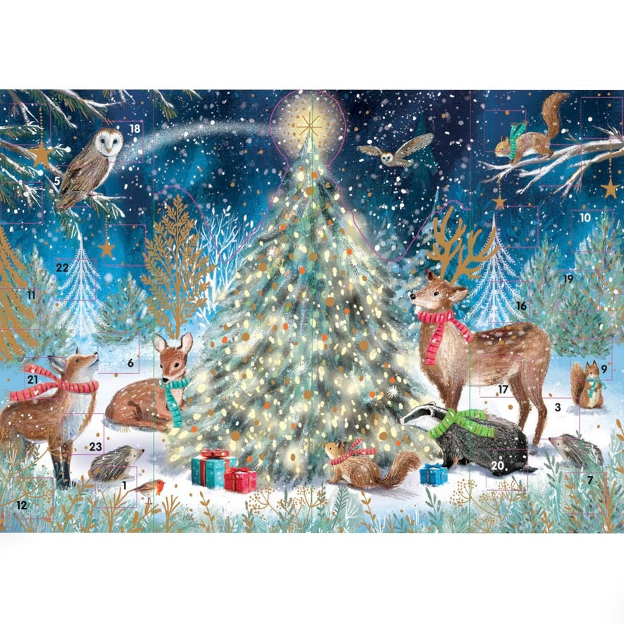 Christmas Animal Winter Scene 3D Advent Calendar