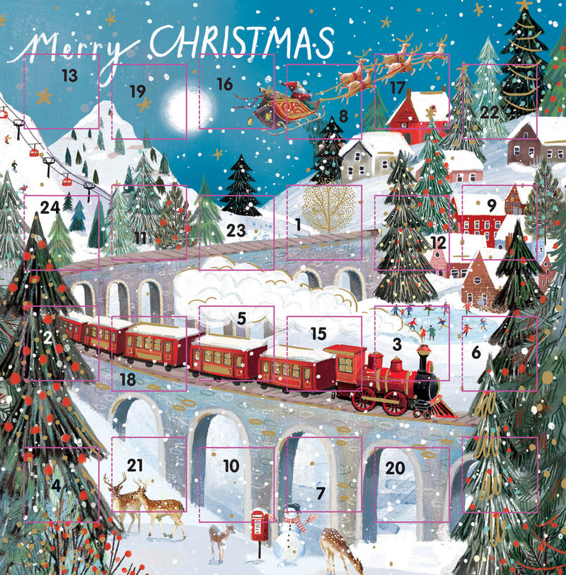 Polar Express Advent Card