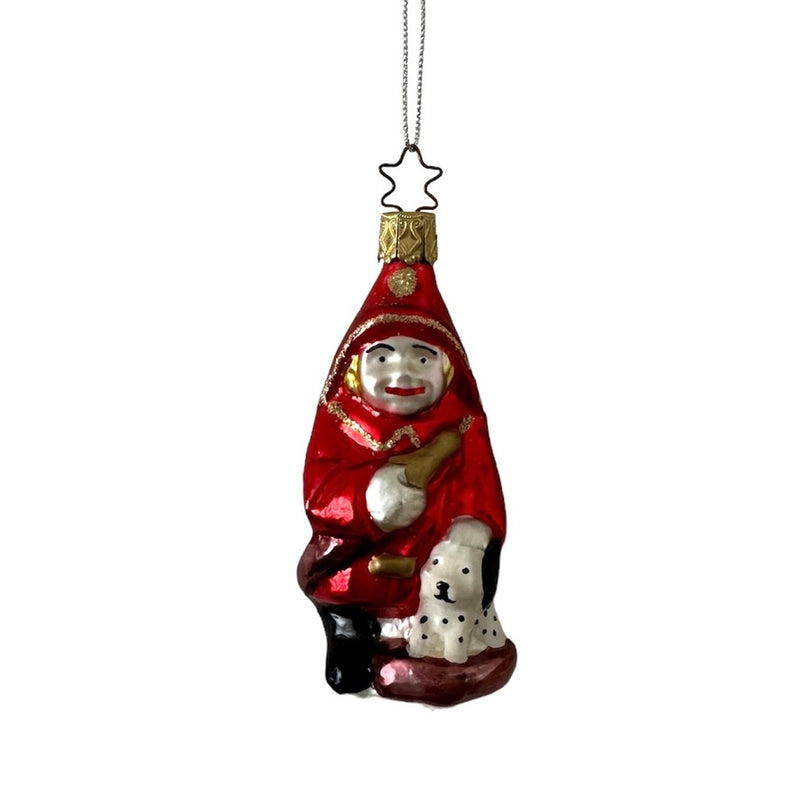 Old World Christmas Fireman Glass Ornament