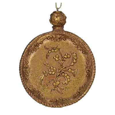 Gold Resin Pocket Watch Ornament