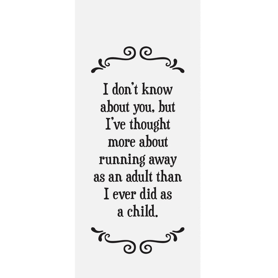 "Running Away" Flour Sack Towel