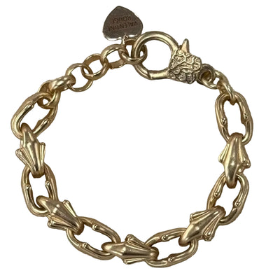 Valentine Rouge "Fire in her soul" Matte Gold Bracelet