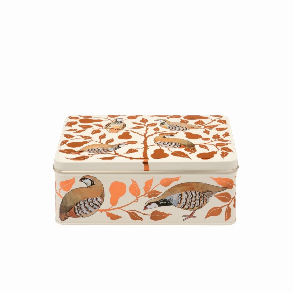 Emma Bridgewater Partridge Deep Rectangular Tin
