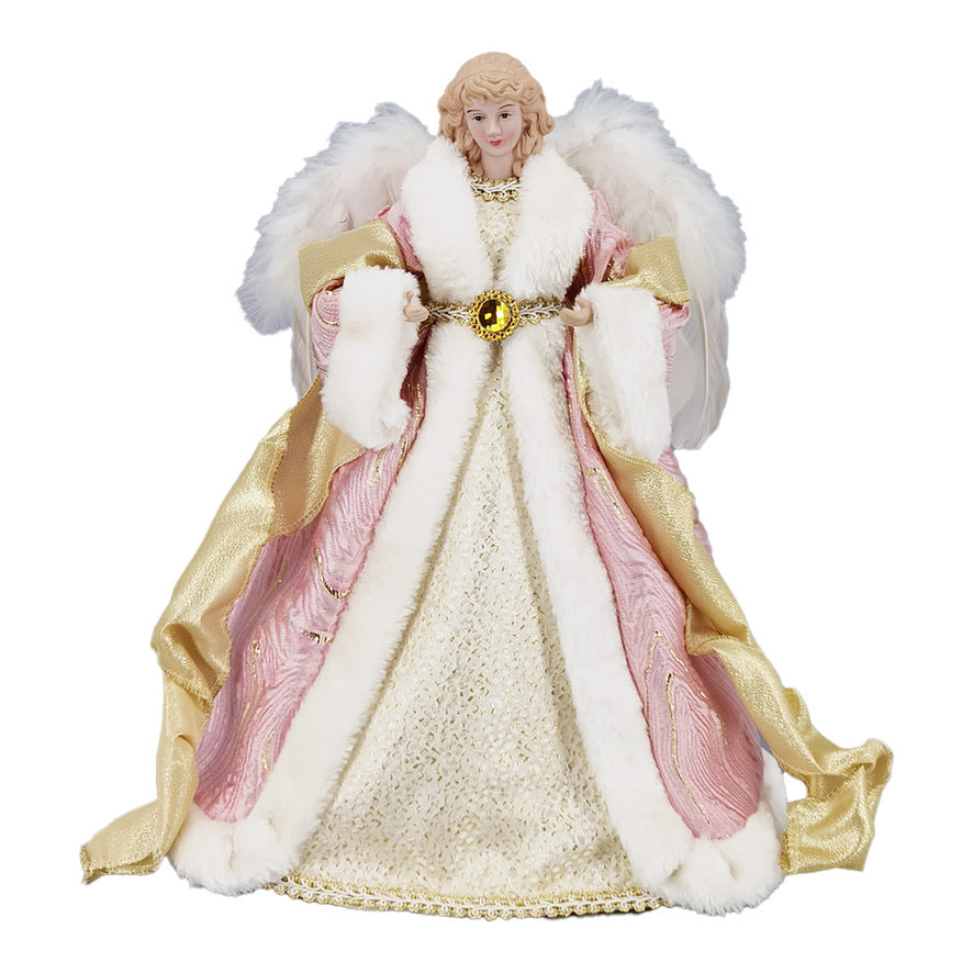 Pink and Gold Angel Tree Topper
