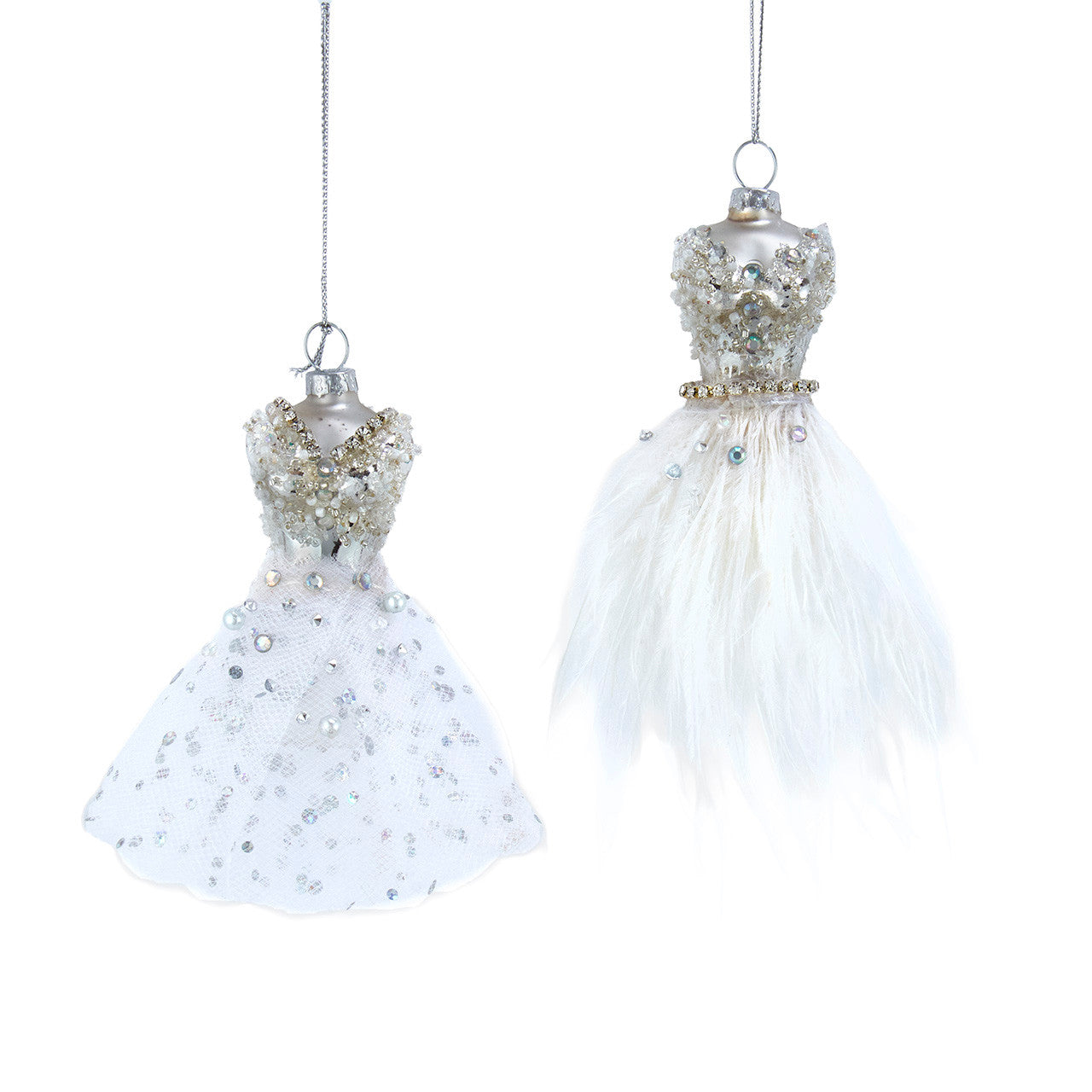 Glass Dress Ornament