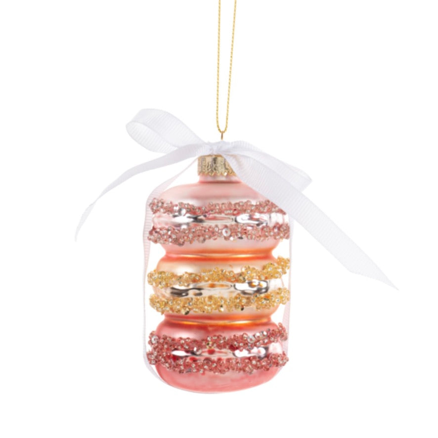 Macaron Glass Ornament | Putti Christmas Decorations 