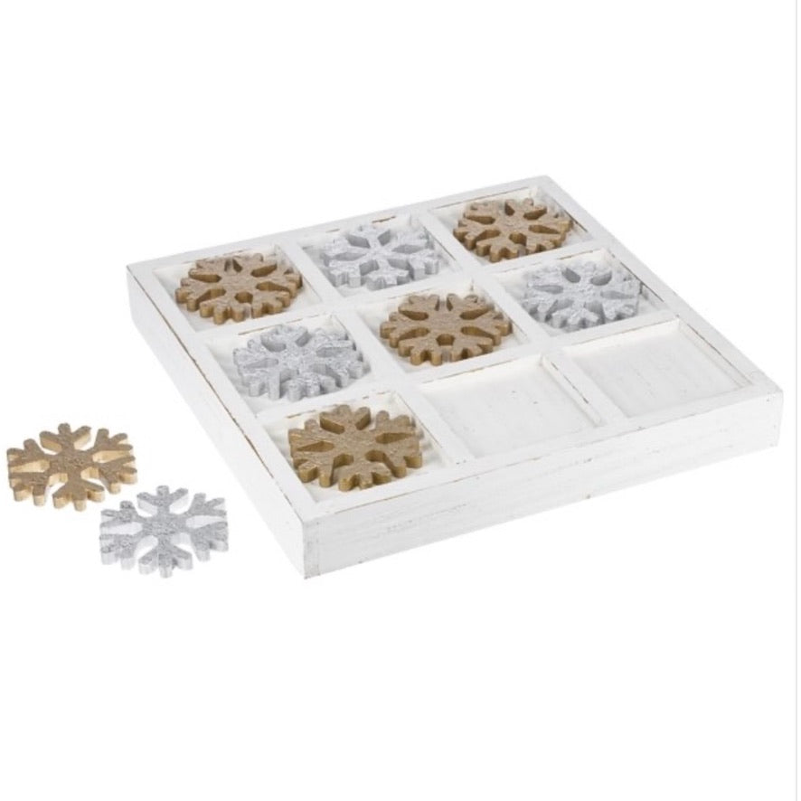Snowflake Tic Tac Toe Board