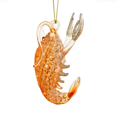 Orange Crayfish Ornament