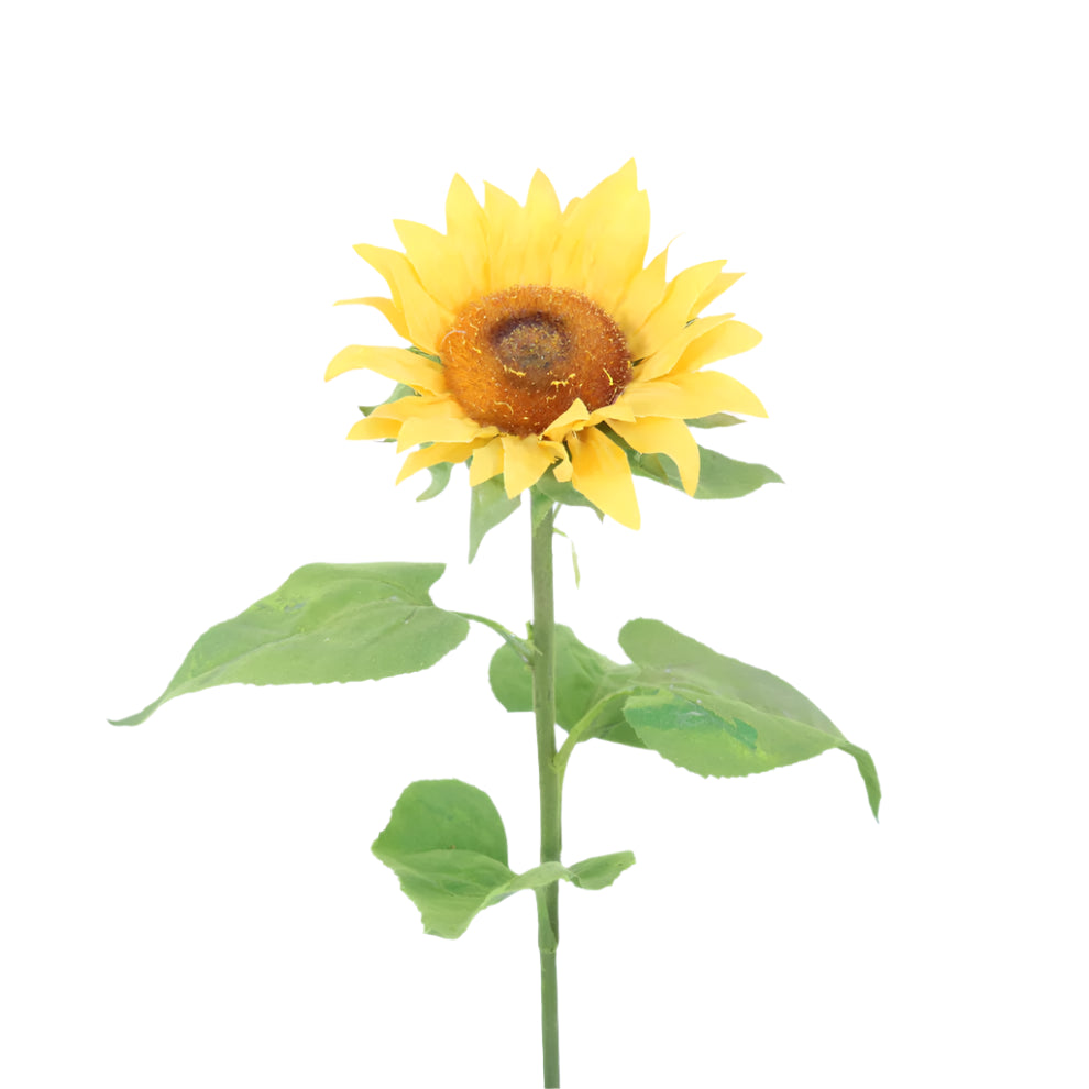 Yellow Sunflower Stem | Putti Fine Furnishings