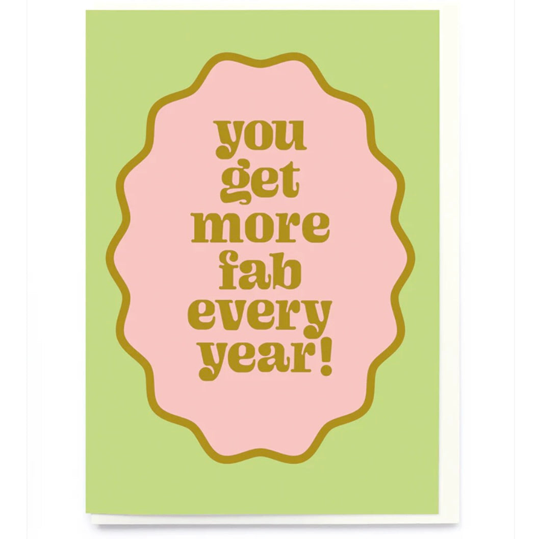 Fab Birthday Greeting Card | Putti Celebrations