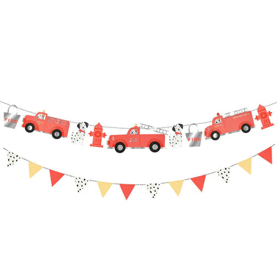 Meri Meri Fire Truck Party Garland