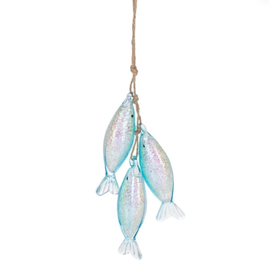 Fish Cluster Glass Ornament | Putti Christmas Canada