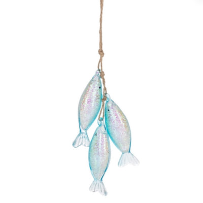 Fish Cluster Glass Ornament | Putti Christmas Canada