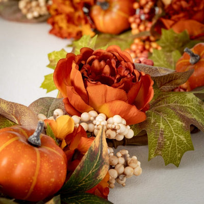 Floral Pumpkin Garland | Putti Autumn Thanksgiving Celebrations