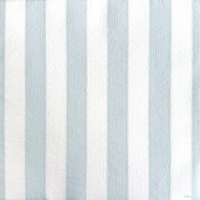 Francoise Paviot Blue Gray Stripes Napkin | Putti Party Supplies