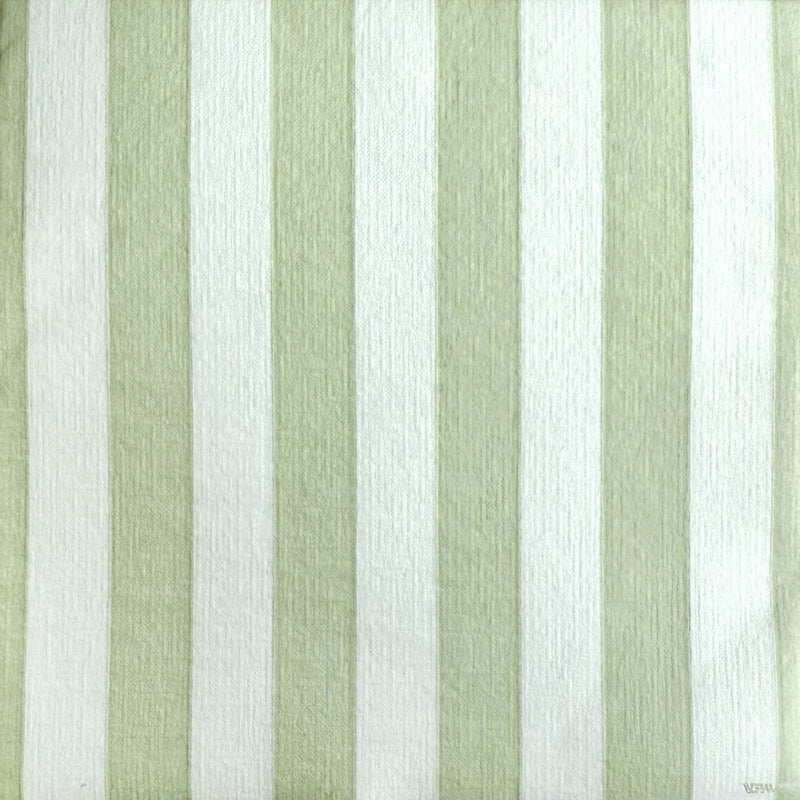 Francoise Paviot Olive Stripes Napkin | Putti Party Supplies