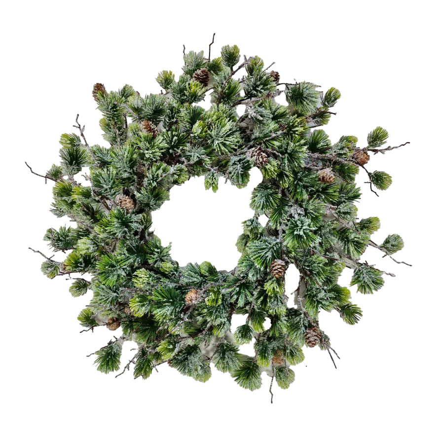 Frosted Sparkle Pine Wreath | Putti Christmas Canada
