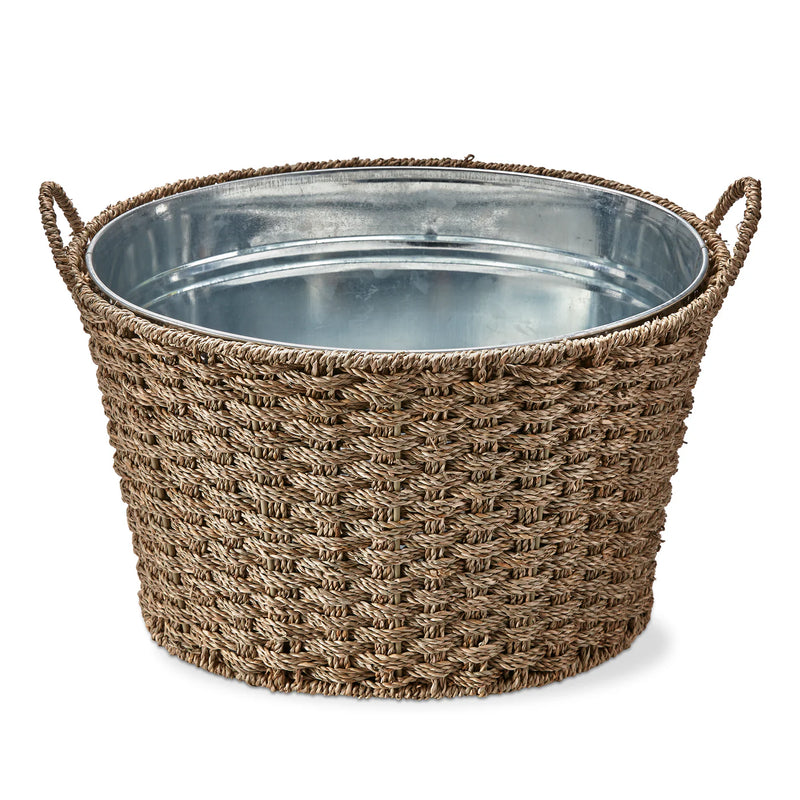 Seagrass Basketweave Party Tub