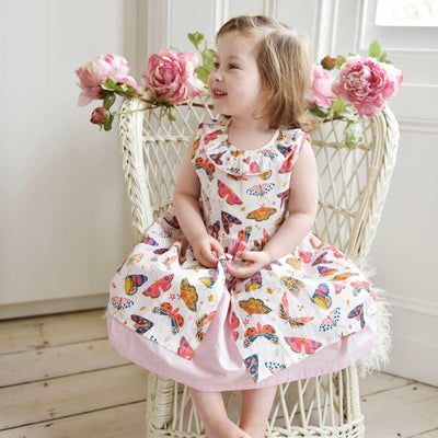 Butterfly Pinafore Dress | Le Petite Putti