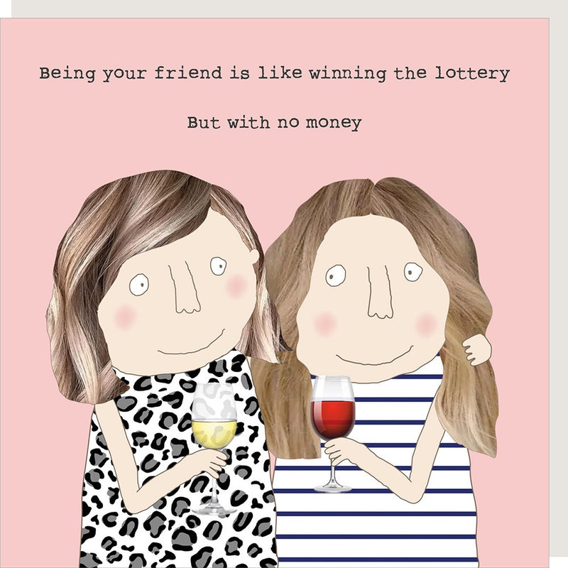 Rosie Made a Thing Greeting Card - Friend Lottery | Putti Celebrations