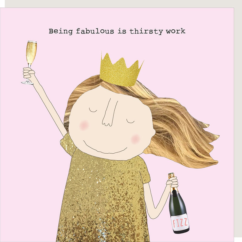 Rosie Made a Thing Greeting Card - Thirsty | Putti Fine Furnishings