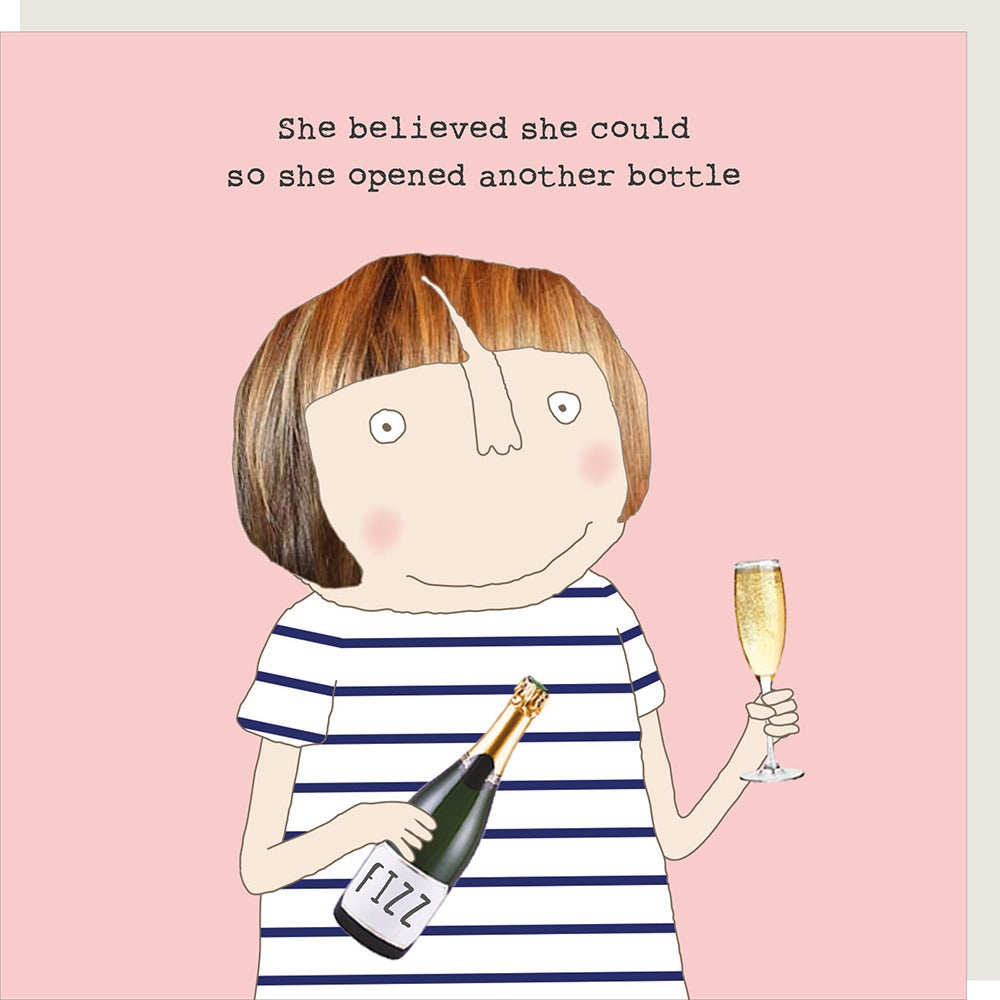 Rosie Made a Thing Greeting Card - Another Bottle | Putti Fine Furnishings