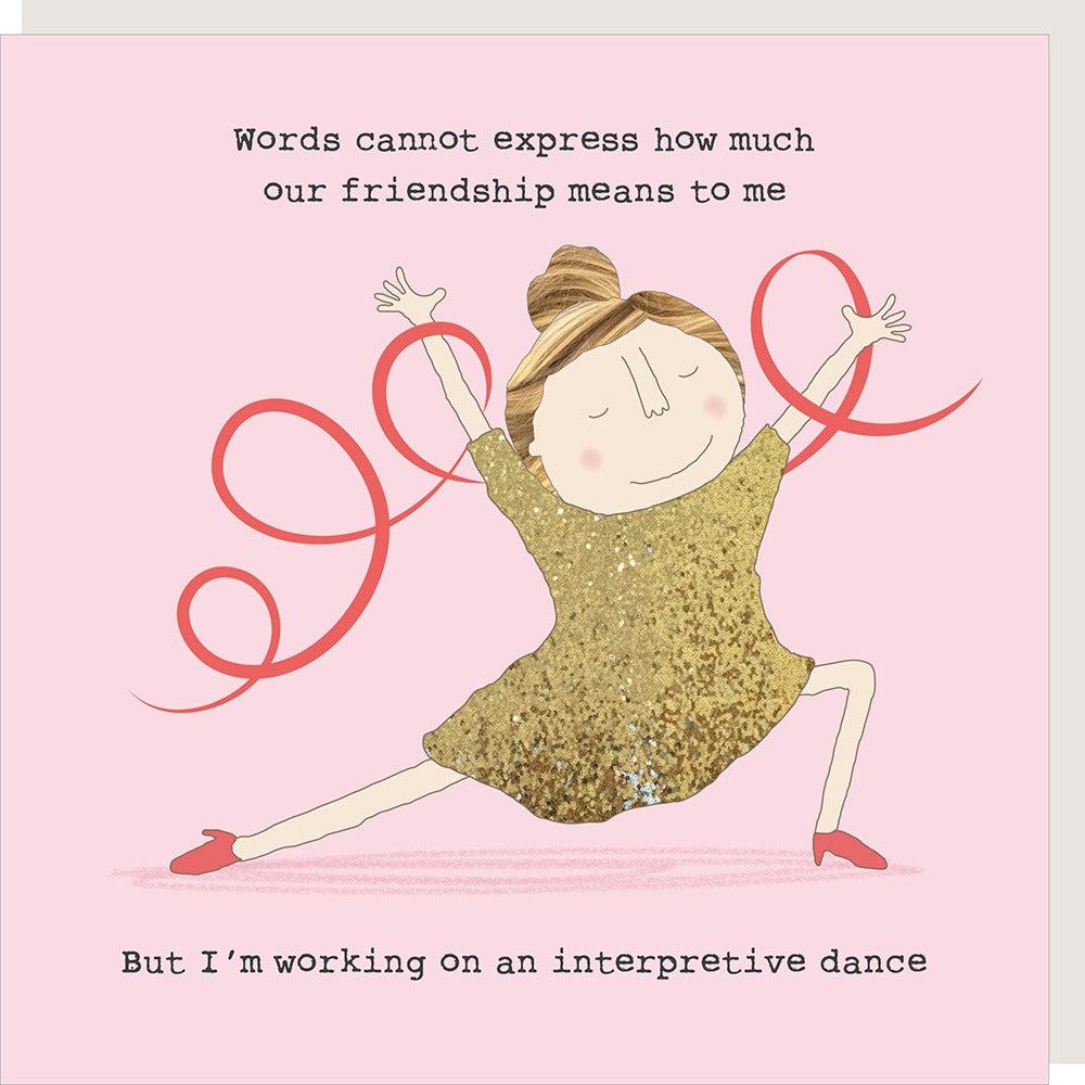 Rosie Made a Thing Greeting Card - Friendship Dance | Putti Fine Furnishings