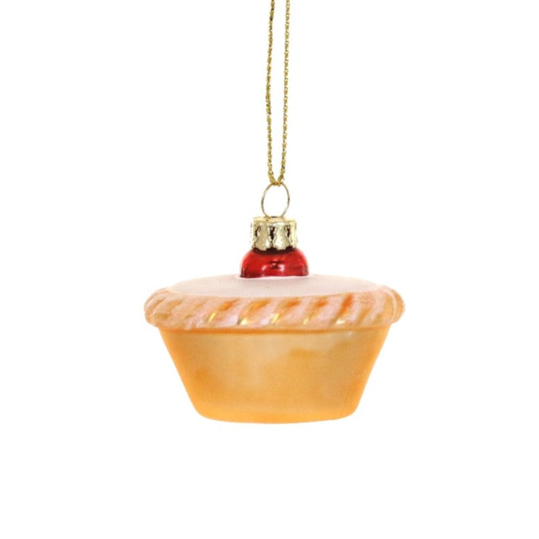 Bakewell Tart Glass Ornament | Putti Christmas Decorations