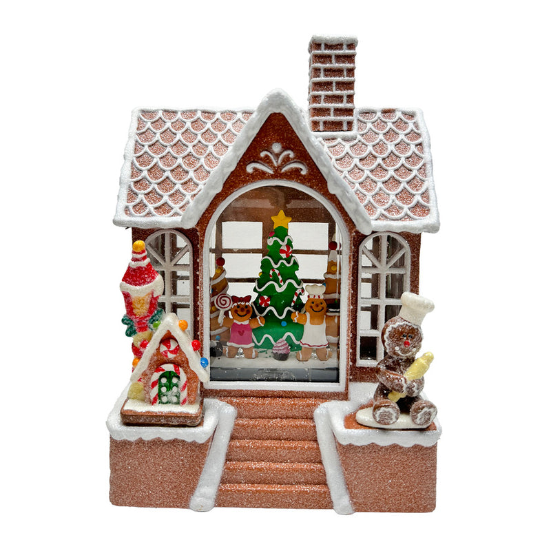 Gingerbread House with Perpetual Snow | Putti Christmas Celebrations