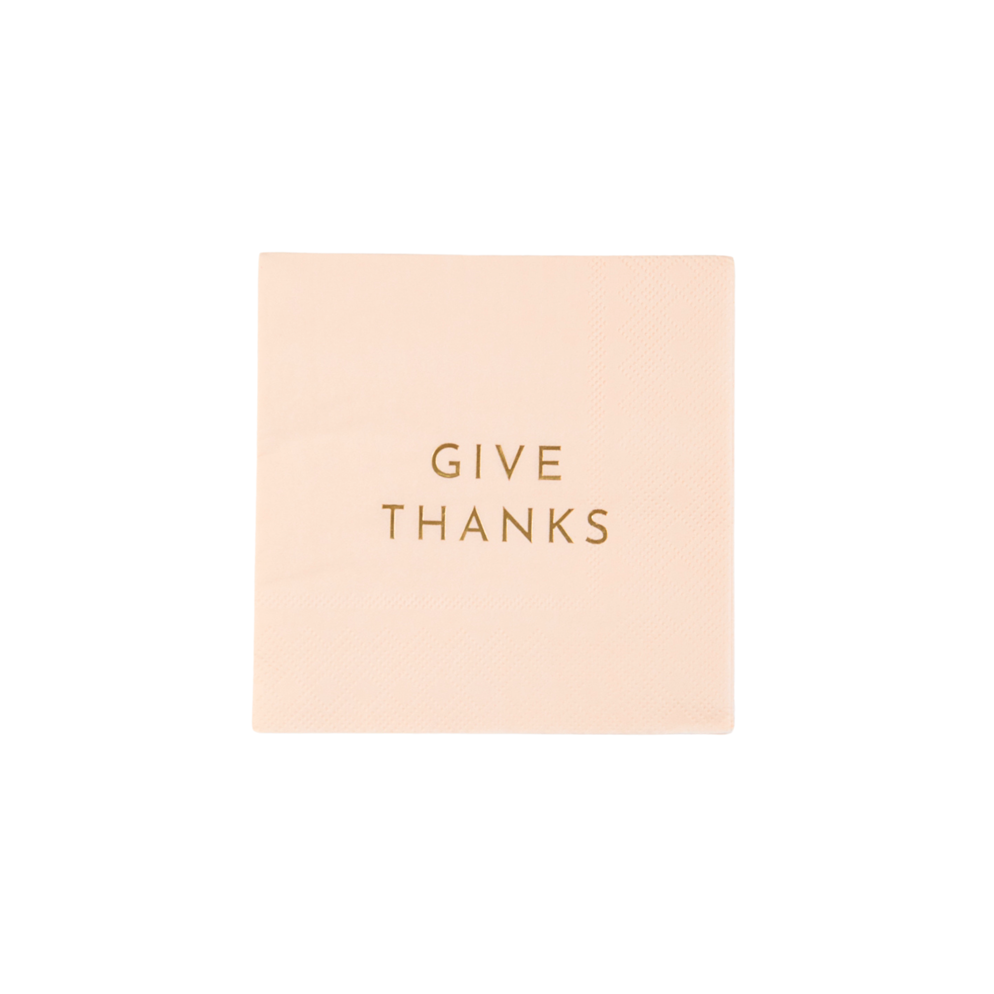 Give Thanks Cocktail Napkins | Putti Thanksgiving