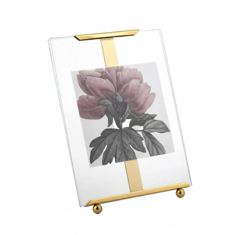 Glass and Metal Photo Frame