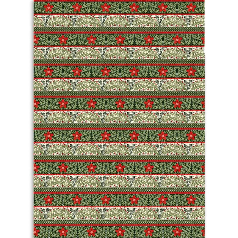 Green Sleeves Christmas Wrapping Paper Roll | Putti Christmas