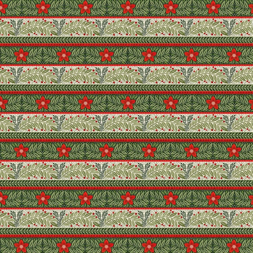 Green Sleeves Christmas Wrapping Paper Roll | Putti Christmas