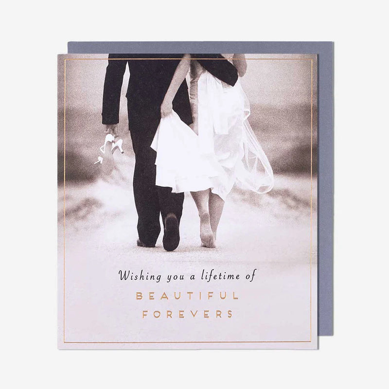 Beautiful Forevers Wedding Card