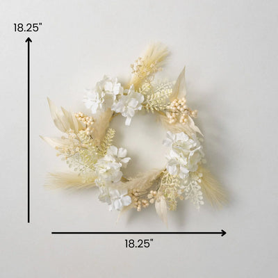 Hydrangea Pampas Small Wreath Ring