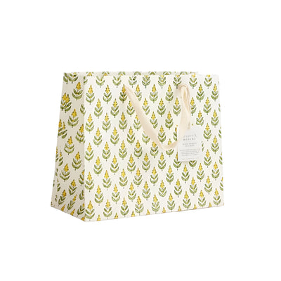 Hand Block Printed Gift Bags Sunshine - Medium | Putti Fine Furnishings