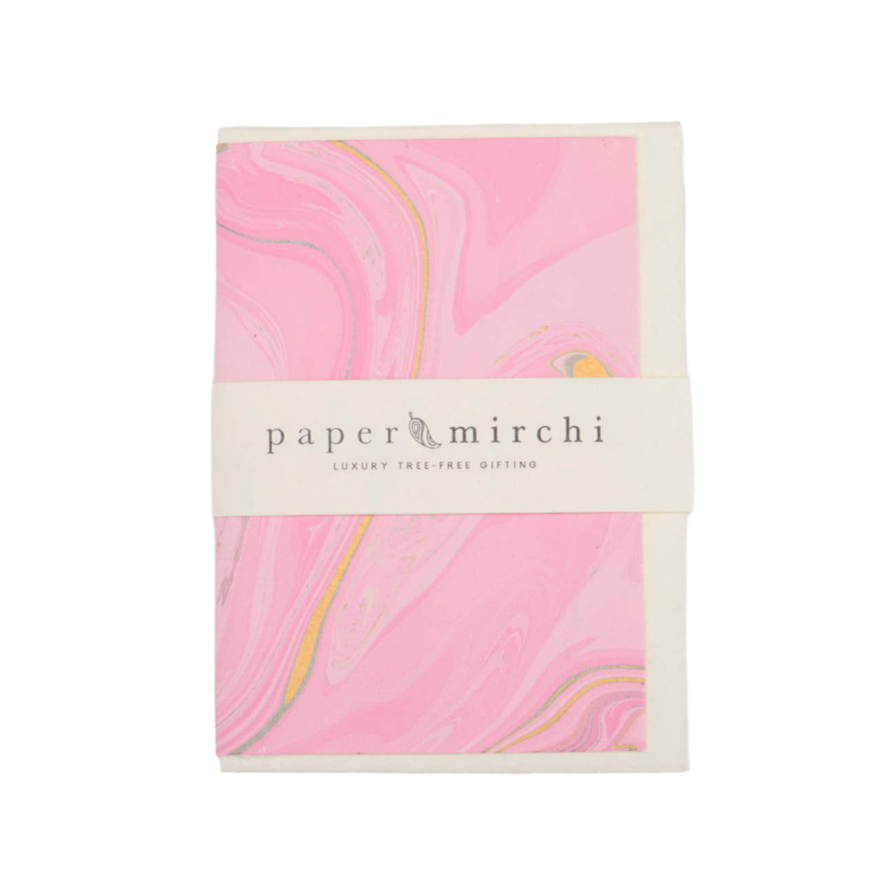 Hand Marbled Greeting Card - Free Spirit Rose Water | Putti Fine Furnishings