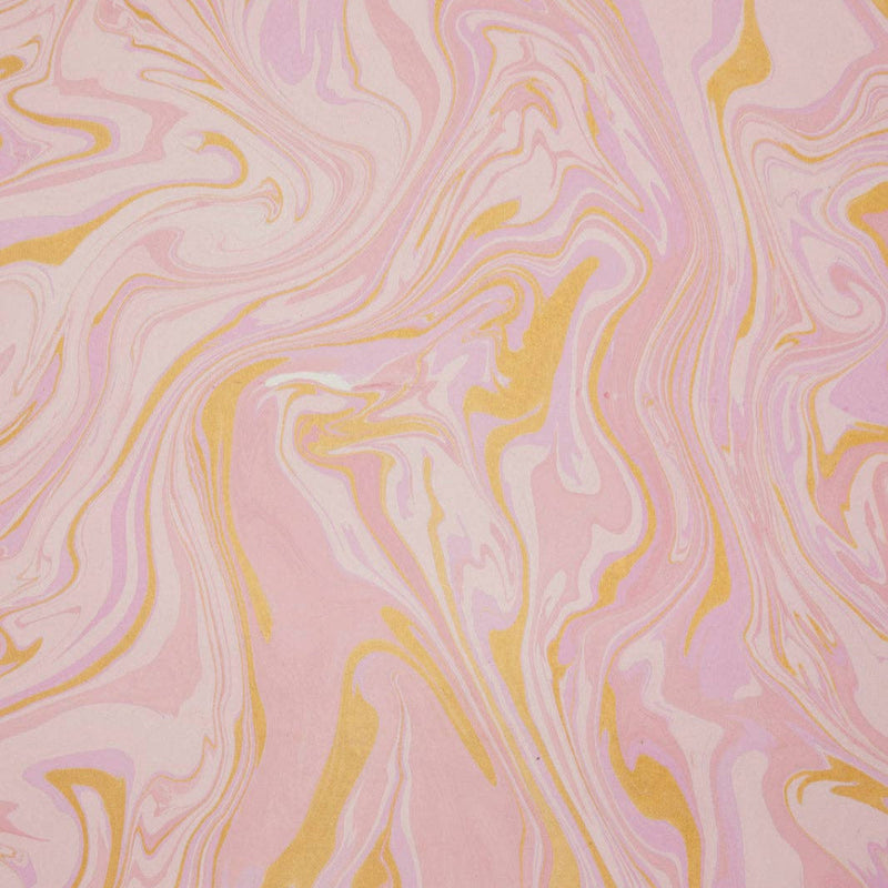 Hand Marbled Wrapping Paper Sheets - Free Spirit Marshmallow | Putti Fine Furnishings
